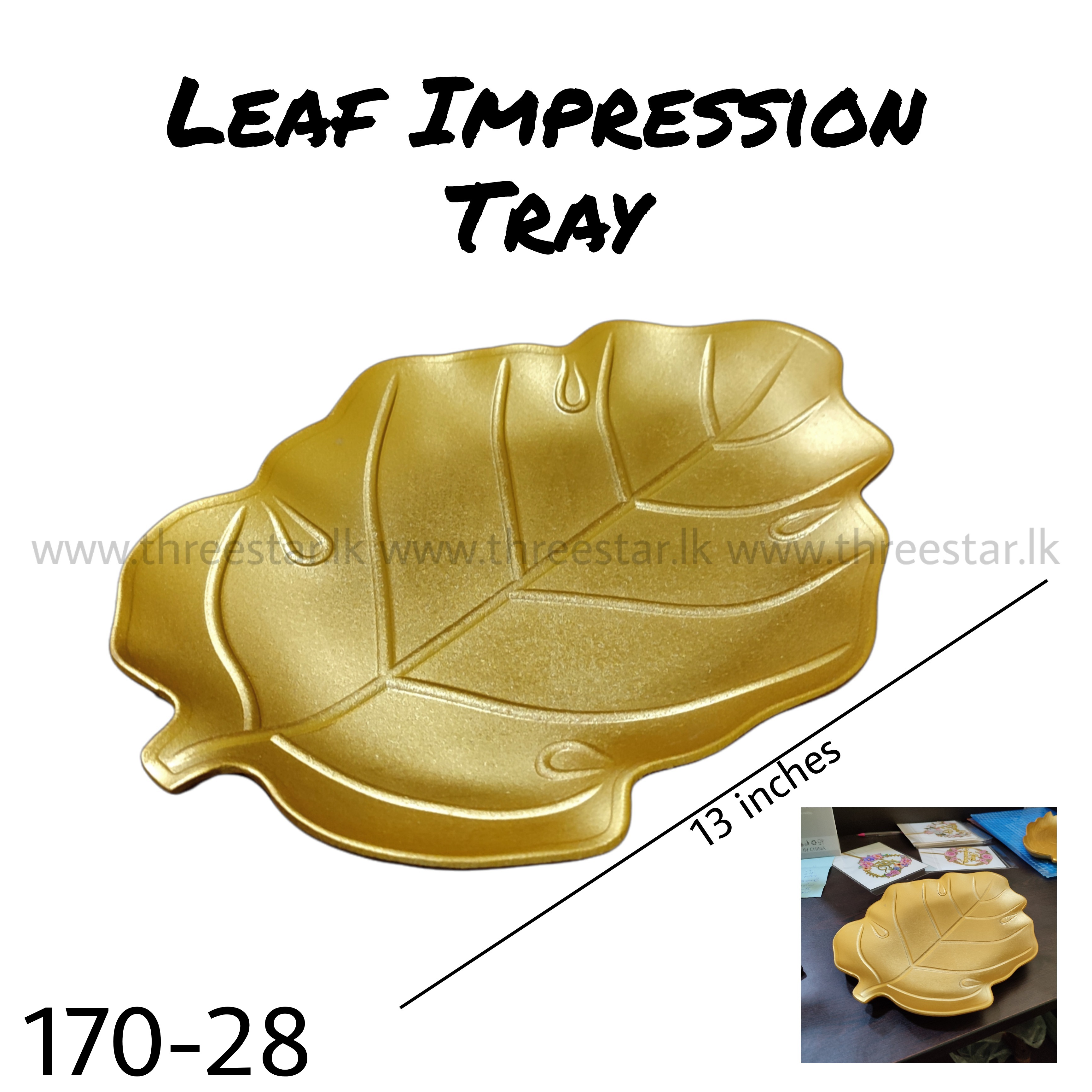 Leaf Impression Tray