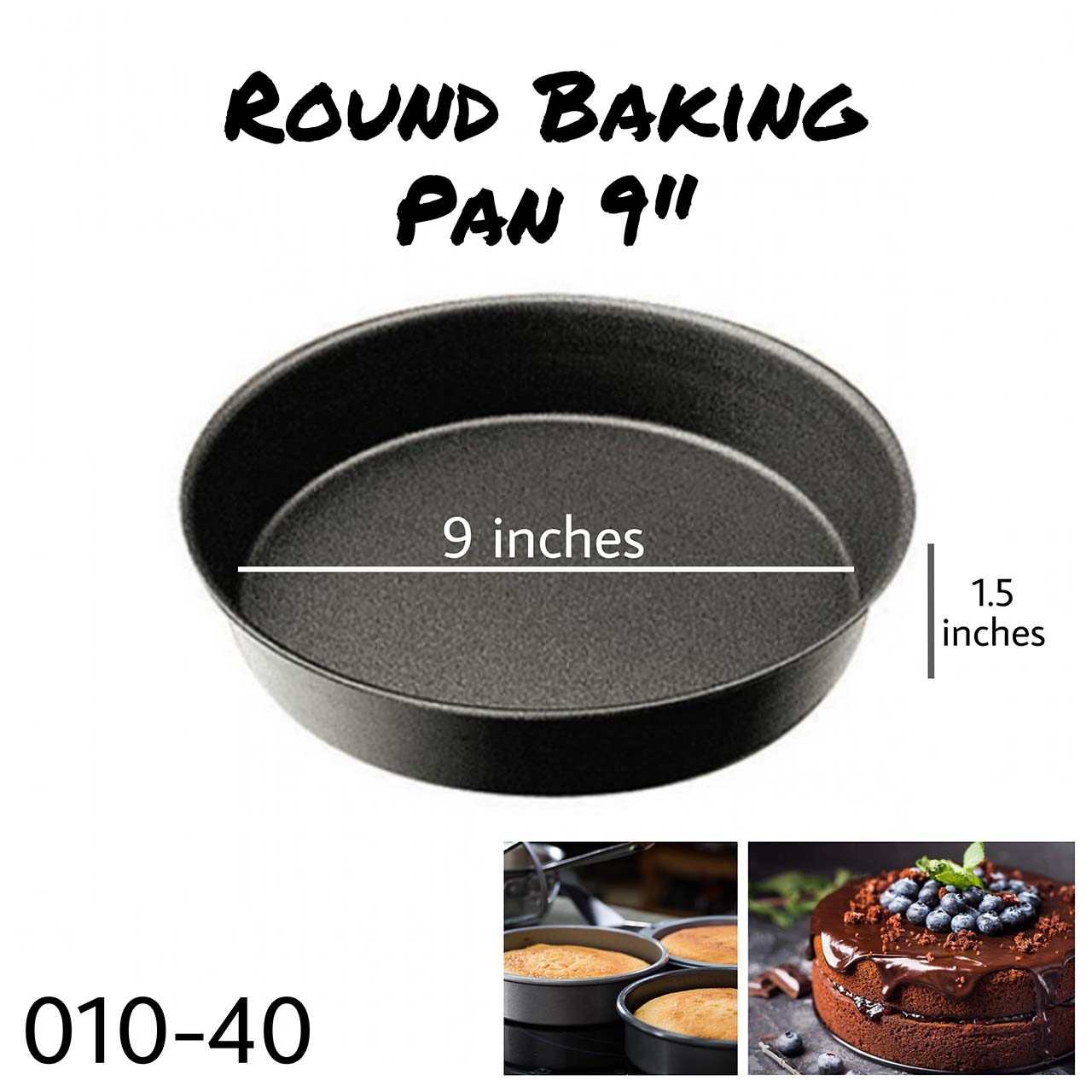 Round Baking Pan 9"