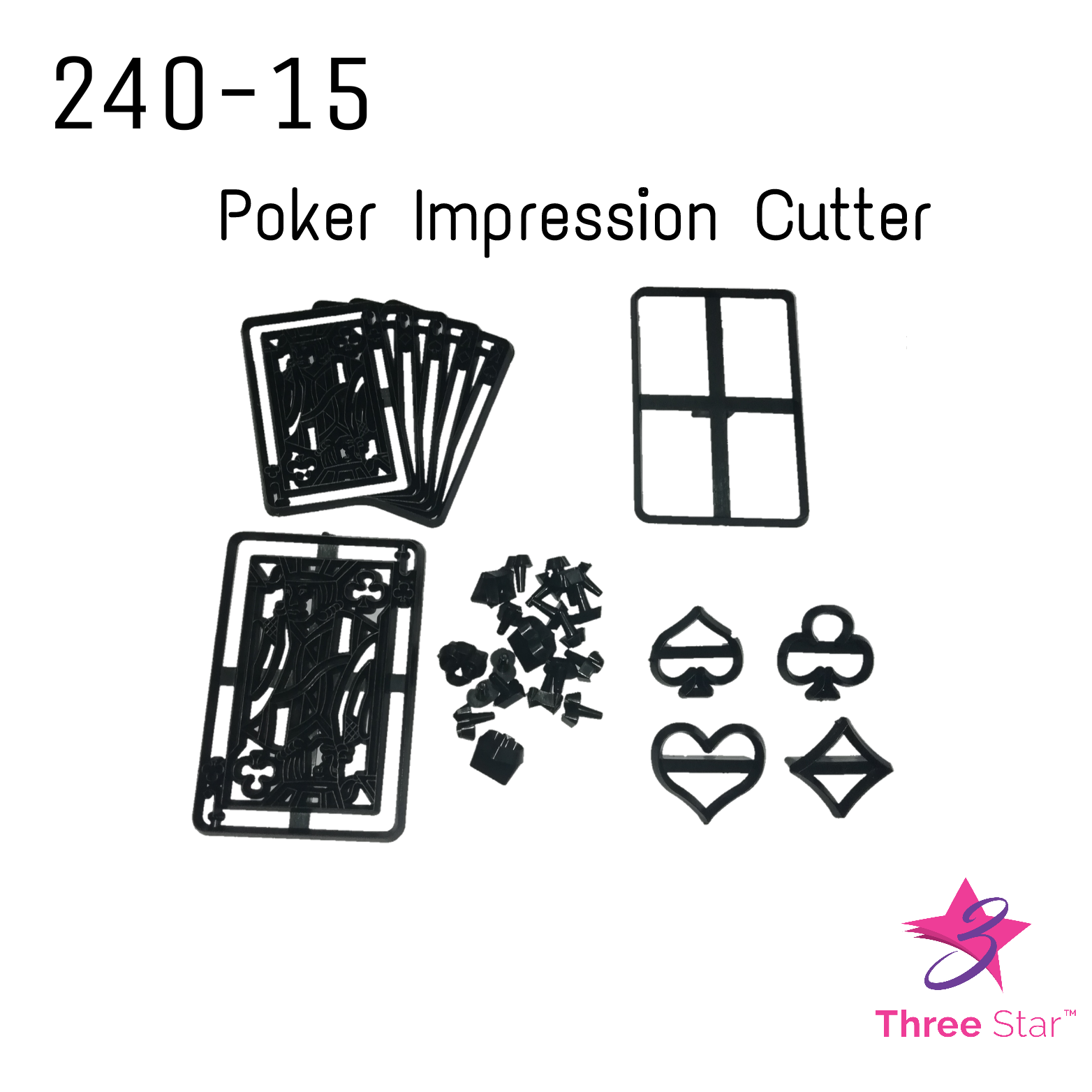 Poker Impression Cutter 15