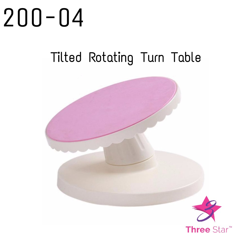 Tilted Rotating turn table