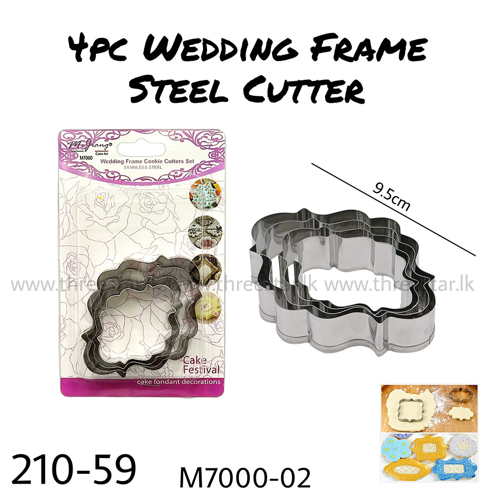 4Pc Wedding Frame Cutter