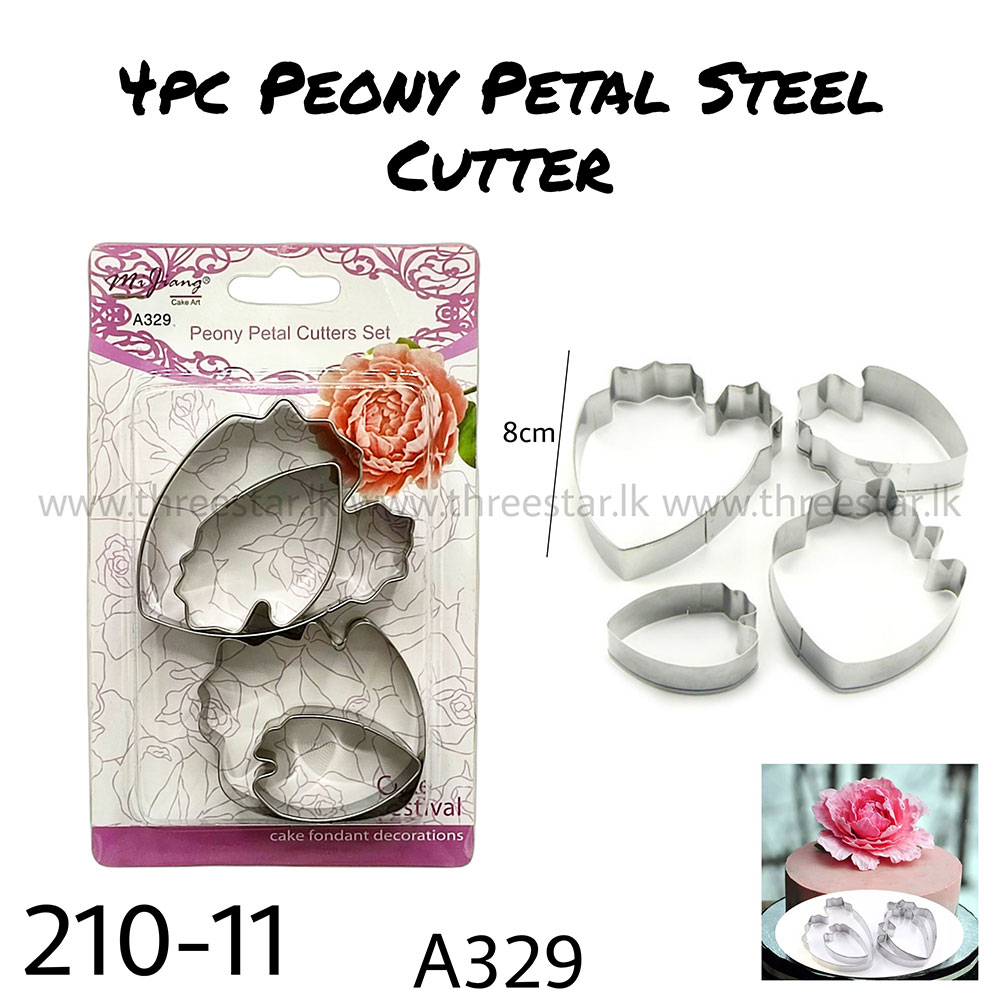 4pc Peony Petals Cutter