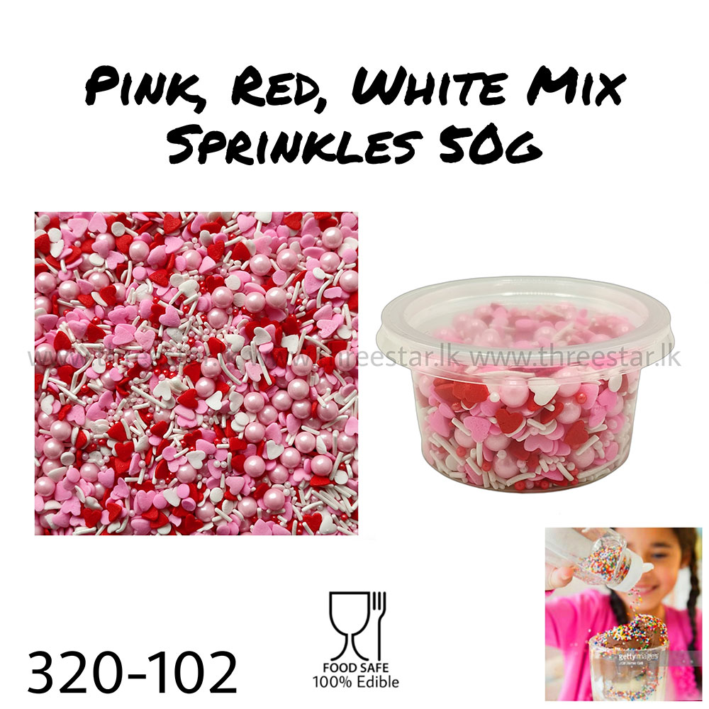 Pink, Red and White Mix 50g