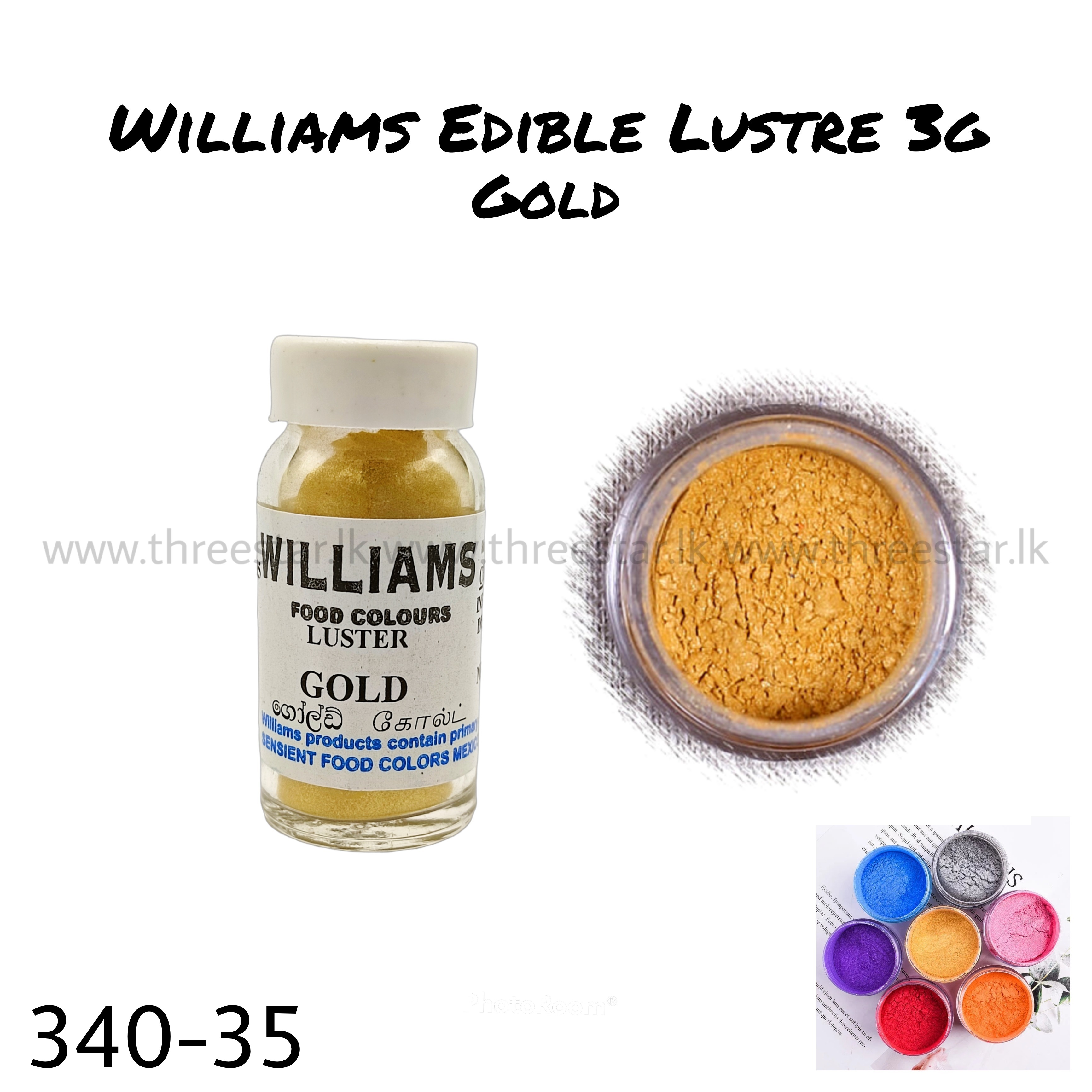 Rainbow Dust Golden Sands Edible Lustre Powder 3g