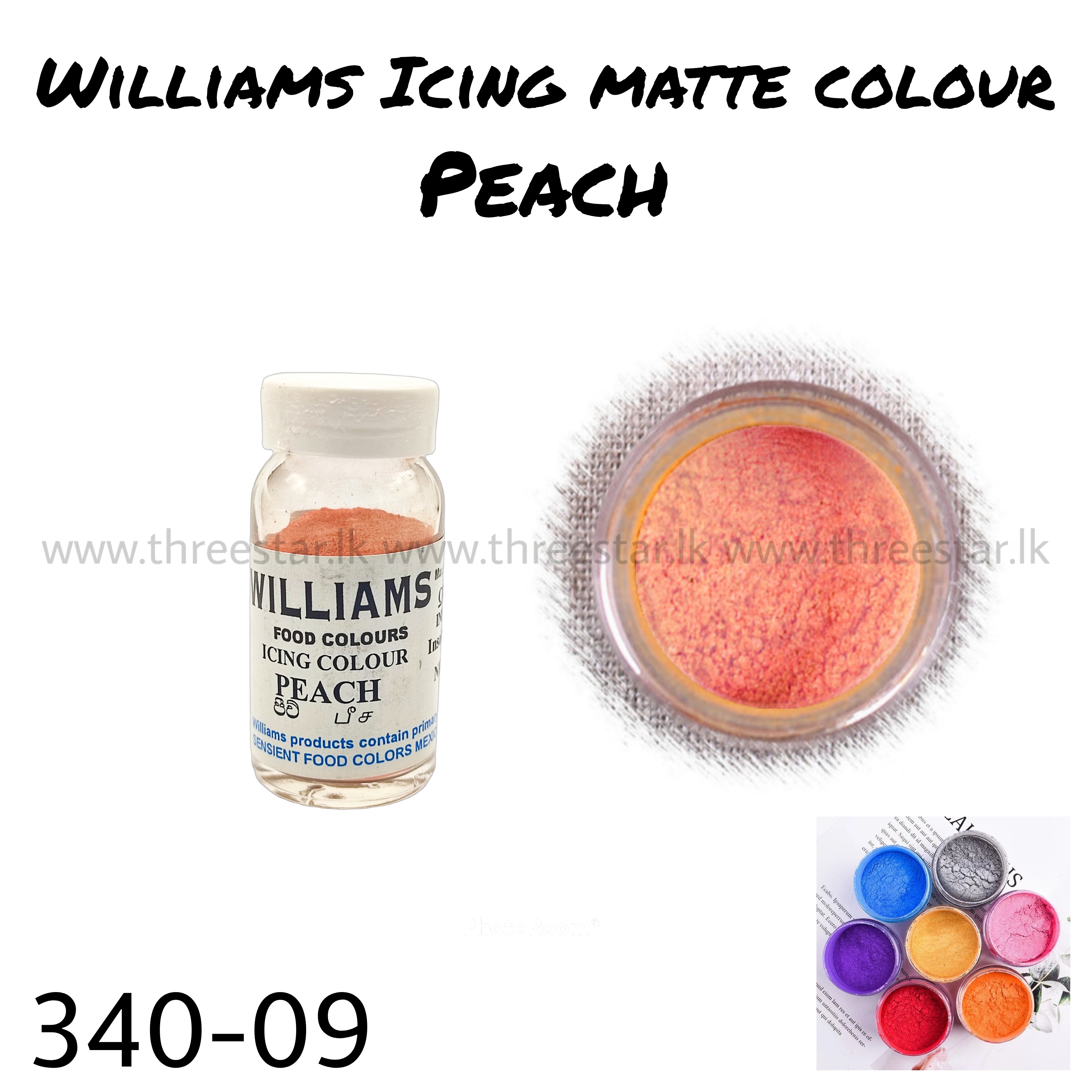 Williams Icing colour 3g Peach